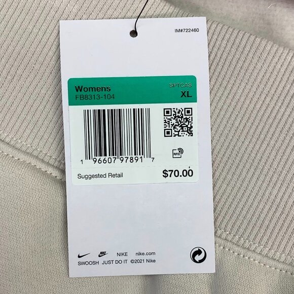 Nike Sportswear‎ Women's Phoenix Wide Leg Cropped Stretch Fleece Pants SZ XL NWT - Picture 9 of 15